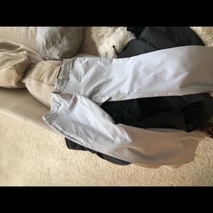 Worthington Petite Womens Suit Pants Grey